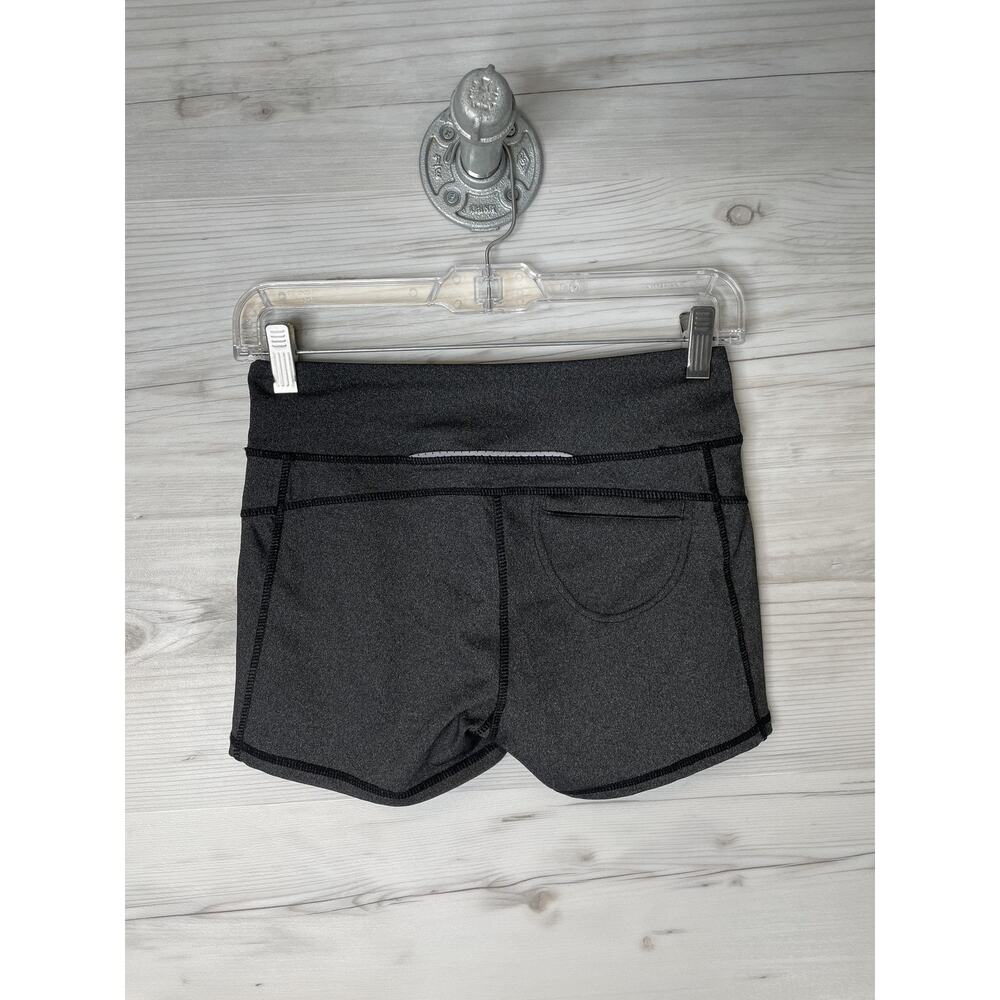 Kyodan Shorts Womens Small Petite Gray Running Athletic Pocket Knit Stretch - Picture 5 of 7